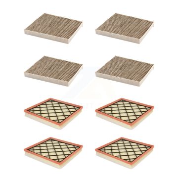 4x Air + 4x Cabin Filter (8 Total) Kit For 16 Chevrolet Cruze Turbocharged Old Body Style KFL-101838