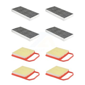 4x Air + 4x Cabin Filter (8 Total) Kit For 2017-2020 Mercedes-Benz SLC43 AMG KFL-101861