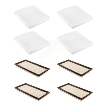 4x Air + 4x Cabin Filter (8 Total) Kit For Jeep Dodge Caliber Patriot Compass KFL-101875