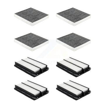 4x Air + 4x Cabin Filter (8 Total) Kit For Hyundai Tucson Kia Santa Fe Sportage Elantra KFL-101891