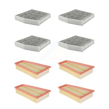 4x Air + 4x Cabin Filter (8 Total) Kit For Mercedes-Benz GLA250 CLA250 B250 INFINITI QX30 KFL-101916