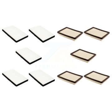 5x Air + 5x Cabin Filter (10 Total) Kit For Buick LaCrosse Chevrolet Pontiac Grand Prix KFL-101919