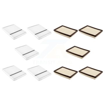 5x Air + 5x Cabin Filter (10 Total) Kit For Buick LeSabre Pontiac Bonneville Cadillac KFL-101920