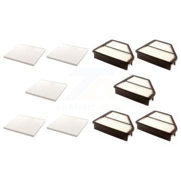 5x Air + 5x Cabin Filter (10 Total) Kit For 2010-2012 Hyundai Genesis Coupe 2.0L KFL-101924