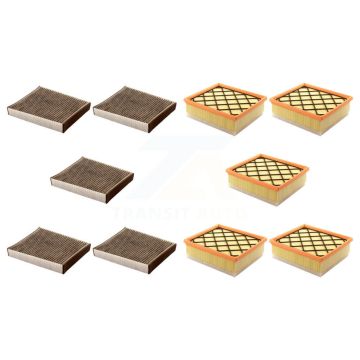 5x Air + 5x Cabin Filter (10 Total) Kit For Volvo S40 C30 V50 C70 KFL-101925