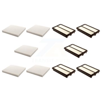 5x Air + 5x Cabin Filter (10 Total) Kit For Honda Civic Acura CSX KFL-101971