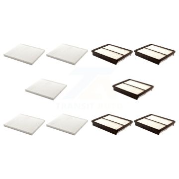 5x Air + 5x Cabin Filter (10 Total) Kit For Hyundai Sonata Kia Optima Cadenza KFL-101979