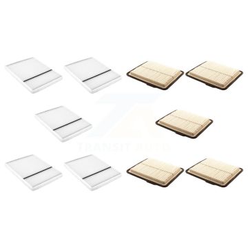 5x Air + 5x Cabin Filter (10 Total) Kit For 2006-2011 Buick Lucerne Cadillac DTS KFL-101981