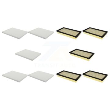 5x Air + 5x Cabin Filter (10 Total) Kit For 2016 Lincoln MKX 3.7L Old Body Style KFL-101992