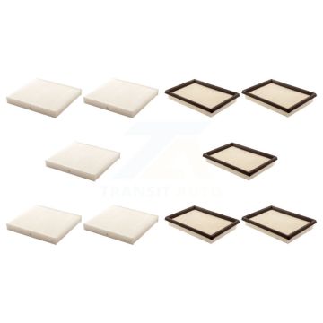 5x Air + 5x Cabin Filter (10 Total) Kit For 2008 INFINITI FX35 3.5L From 03 08;2 Required KFL-102012