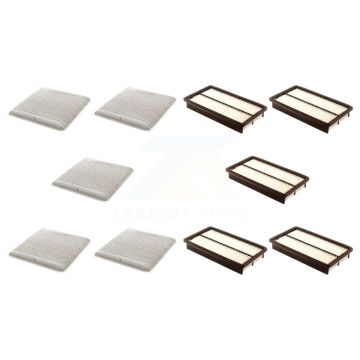 5x Air + 5x Cabin Filter (10 Total) Kit For Mazda MPV To Chassis VIN #LW34845 KFL-102033