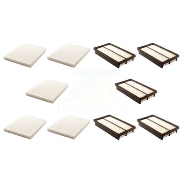 5x Air + 5x Cabin Filter (10 Total) Kit For Mazda CX-7 6 KFL-102036