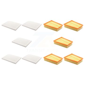 5x Air + 5x Cabin Filter (10 Total) Kit For 2007-2012 Nissan Sentra 2.0L KFL-102047