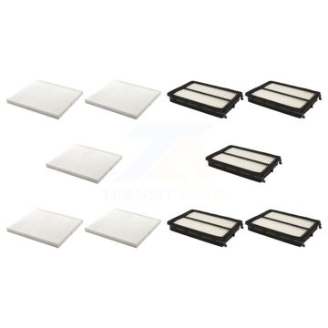 5x Air + 5x Cabin Filter (10 Total) Kit For Hyundai Santa Fe Sport Kia Sedona KFL-102065