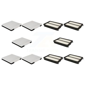 5x Air + 5x Cabin Filter (10 Total) Kit For Hyundai Santa Fe Kia Telluride KFL-102067