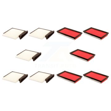 5x Air + 5x Cabin Filter (10 Total) Kit For 2007-2011 Nissan Versa KFL-102090