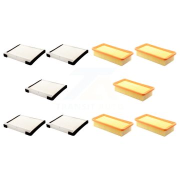5x Air + 5x Cabin Filter (10 Total) Kit For Hyundai Accent KFL-102133