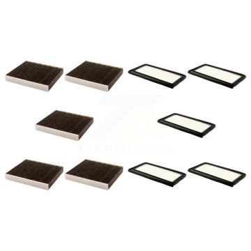 5x Air + 5x Cabin Filter (10 Total) Kit For Chevrolet Spark KFL-102200