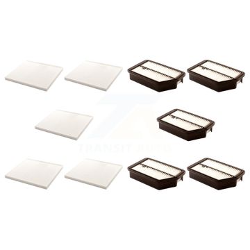 5x Air + 5x Cabin Filter (10 Total) Kit For Hyundai Tucson Kia Sportage Forte Koup KFL-102244