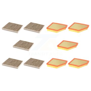 5x Air + 5x Cabin Filter (10 Total) Kit For 2016 Chevrolet Camaro 6.2L KFL-102255