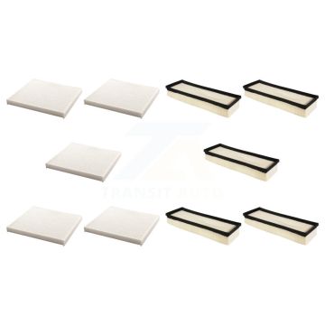 5x Air + 5x Cabin Filter (10 Total) Kit For Chevrolet HHR KFL-102256