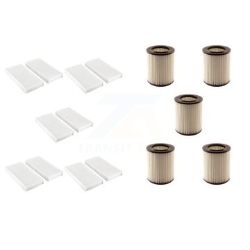5x Air + 5x Cabin Filter (10 Total) Kit For Honda Civic CR-V Acura RSX Element KFL-102280
