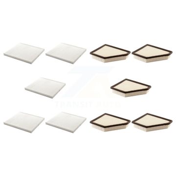 5x Air + 5x Cabin Filter (10 Total) Kit For 2010-2017 Chevrolet Equinox GMC Terrain KFL-102286