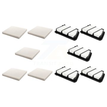 5x Air + 5x Cabin Filter (10 Total) Kit For 2019 Honda CR-V 2.4L KFL-102293