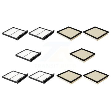 5x Air + 5x Cabin Filter (10 Total) Kit For Subaru Forester WRX KFL-102298