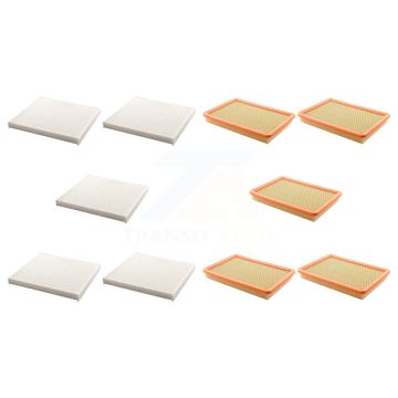 5x Air + 5x Cabin Filter (10 Total) Kit For Saturn Ion KFL-102325