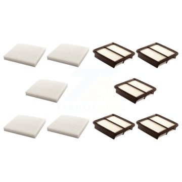5x Air + 5x Cabin Filter (10 Total) Kit For Honda Fit KFL-102344