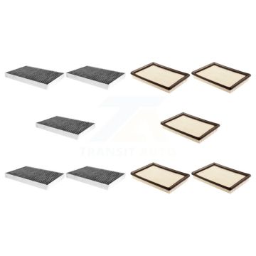 5x Air + 5x Cabin Filter (10 Total) Kit For Dodge Chrysler 300 Charger Challenger Magnum KFL-102356