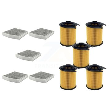 5x Air + 5x Cabin Filter (10 Total) Kit For Mercedes-Benz CLA45 AMG GLA45 2.0L KFL-102362