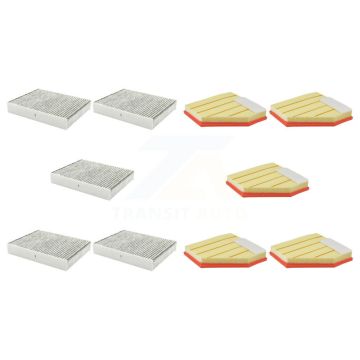 5x Air + 5x Cabin Filter (10 Total) Kit For BMW 330i xDrive 340i 230i 430i Gran Coupe GT KFL-102402