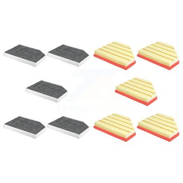 5x Air + 5x Cabin Filter (10 Total) Kit For BMW 330i xDrive 430i 330e Z4 230i Gran Coupe KFL-102403