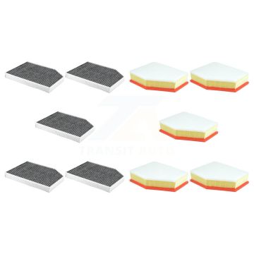 5x Air + 5x Cabin Filter (10 Total) Kit For BMW X3 X4 530i xDrive KFL-102405