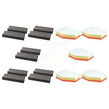 5x Air + 5x Cabin Filter (10 Total) Kit For BMW X5 3.0L With O.E. Part Number 13718577170 KFL-102406