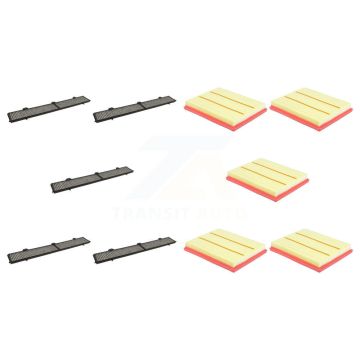 5x Air + 5x Cabin Filter (10 Total) Kit For 2013 BMW 335i xDrive KFL-102407