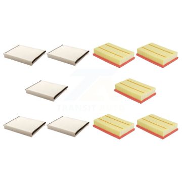 5x Air + 5x Cabin Filter (10 Total) Kit For 2019-2023 Ford Transit Connect 2.0L KFL-102412