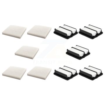 5x Air + 5x Cabin Filter (10 Total) Kit For 2010-2014 Honda Insight KFL-102418