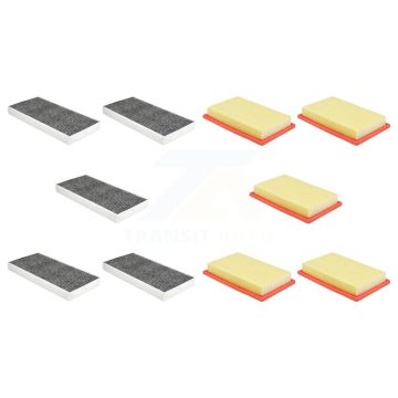 5x Air + 5x Cabin Filter (10 Total) Kit For Mercedes-Benz SLC300 SLK300 KFL-102429