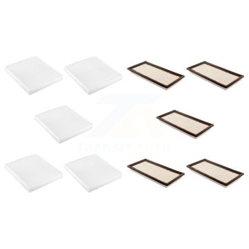5x Air + 5x Cabin Filter (10 Total) Kit For Jeep Dodge Caliber Patriot Compass KFL-102446