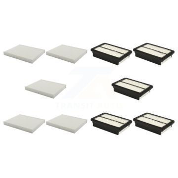 5x Air + 5x Cabin Filter (10 Total) Kit For Hyundai Elantra Kia Forte Forte5 GT KFL-102448