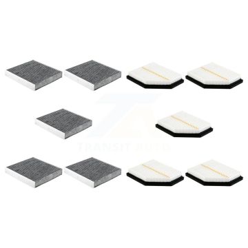 5x Air + 5x Cabin Filter (10 Total) Kit For Nissan Sentra Kicks KFL-102451