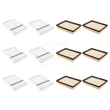 6x Air + 6x Cabin Filter (12 Total) Kit For Cadillac DeVille Oldsmobile Aurora Pontiac KFL-102481