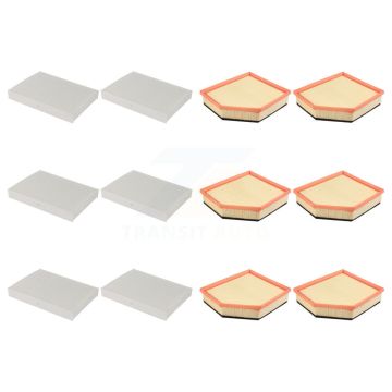 6x Air + 6x Cabin Filter (12 Total) Kit For Volvo XC60 XC70 S60 S80 V60 V70 KFL-102485