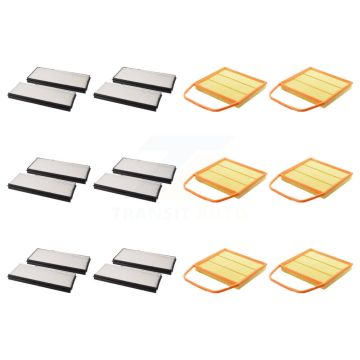 6x Air + 6x Cabin Filter (12 Total) Kit For BMW 535i xDrive 535xi GT KFL-102494