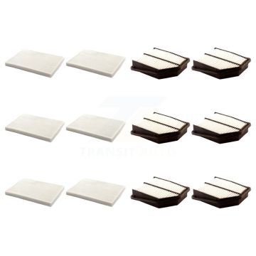 6x Air + 6x Cabin Filter (12 Total) Kit For 2009-2013 Suzuki Grand Vitara KFL-102502
