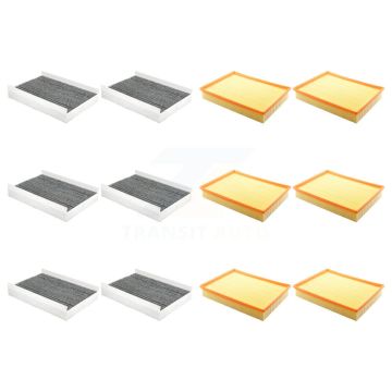 6x Air + 6x Cabin Filter (12 Total) Kit For Mercedes-Benz Sprinter 2500 3500 4500 3500XD KFL-102514