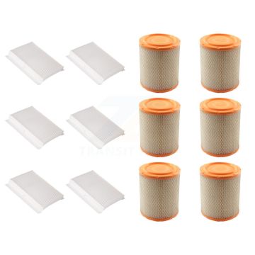 6x Air + 6x Cabin Filter (12 Total) Kit For 2017 Jeep Compass OE Part Number 68350346AA KFL-102523